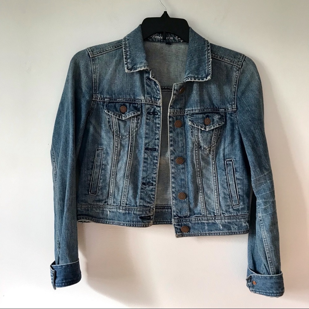 American Eagle denim medium wash jean jacket